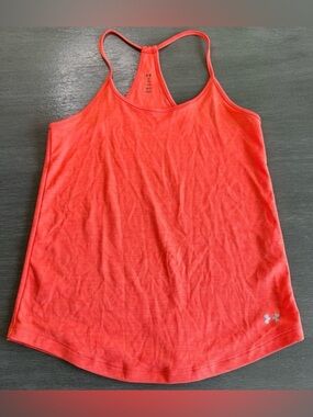 Under Armour Orange Red Tank Top XS